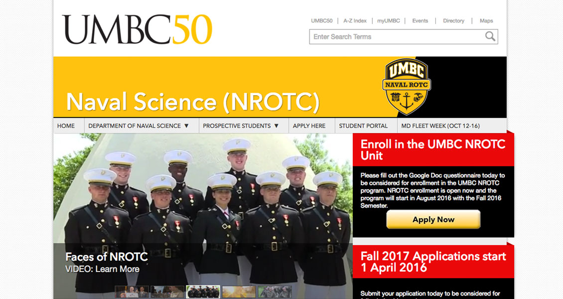Naval ROTC Web Header