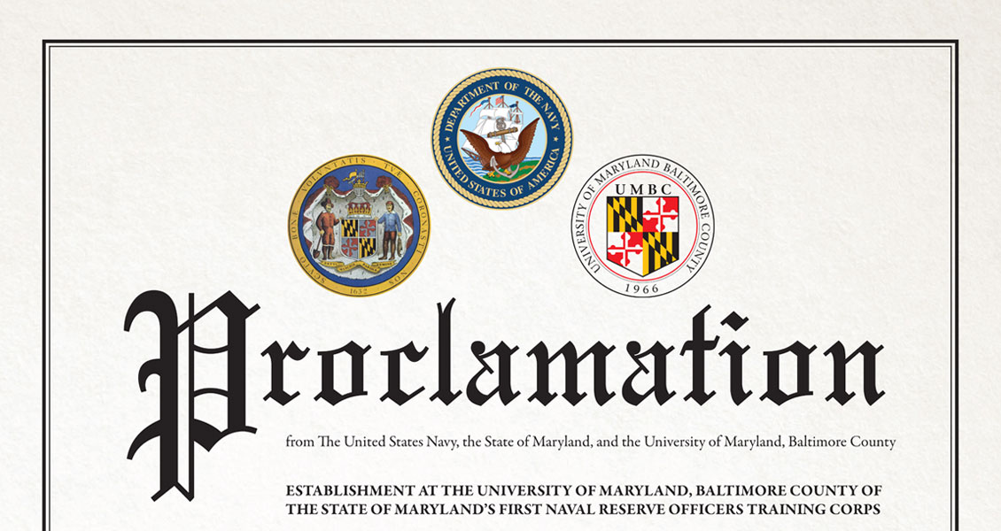 Naval ROTC Proclamation